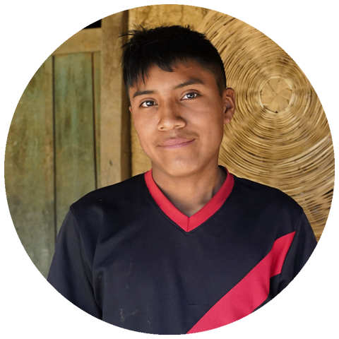older adolescence aged boy looking at camera