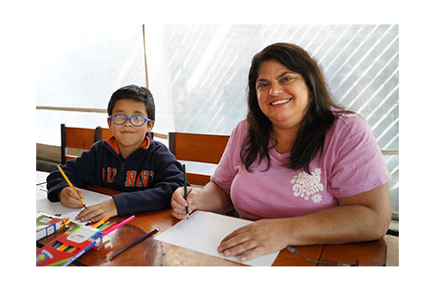 Juliann spend time together during her visit