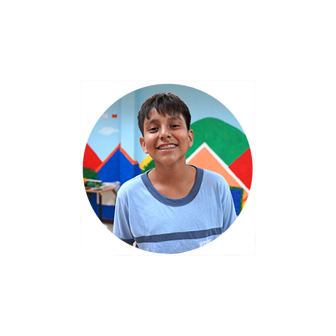 a young boysmiling