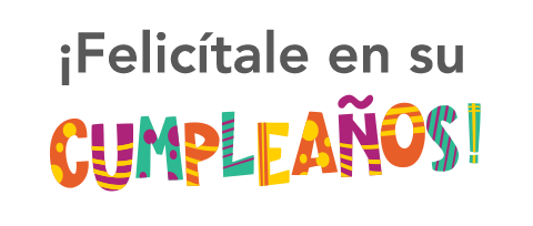 felicítale en su cumpleaños
