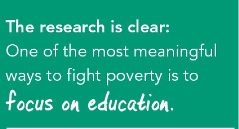 a green background with a quote about the research is clear one of the most meaningful