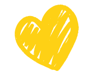 yellow heart animation
