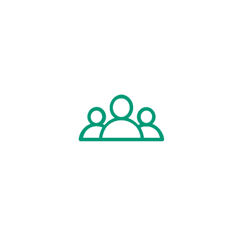 3 youth silhouette icon